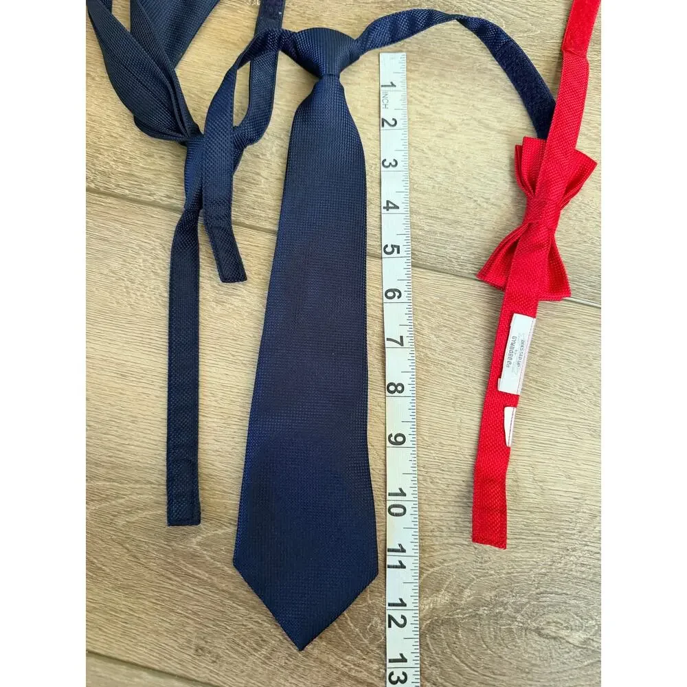 Gymboree Boys' Blue & Red Tie & Bow Tie Bundle